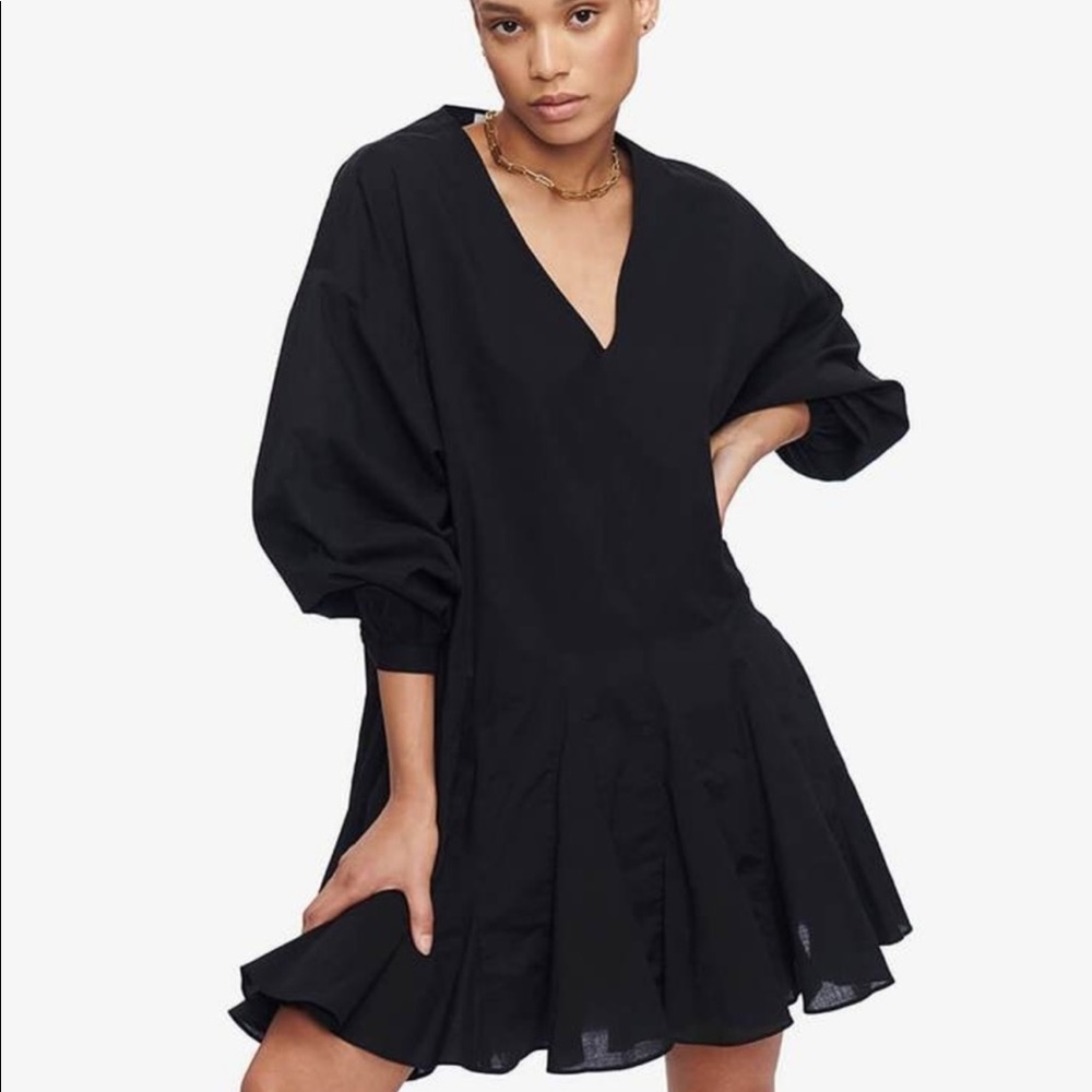 Anine Bing Black Peyton Dress
